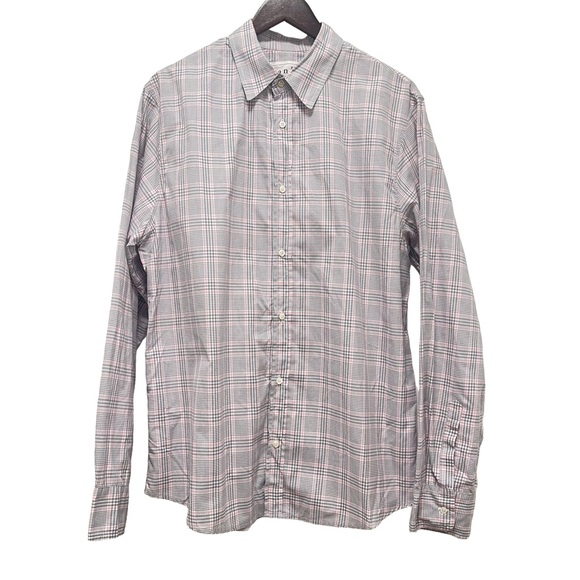 Frank & Eileen Other - Frank & Eileen Paul Long Sleeve Button Down Pink Gray Plaid Shirt Size X-Large
